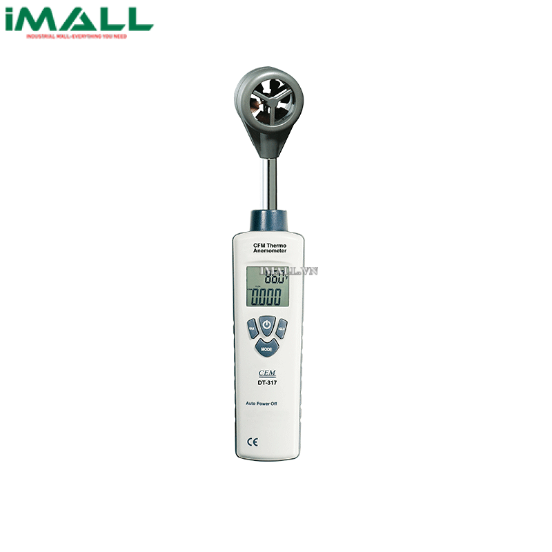 Máy đo tốc độ gió, nhiệt độ môi trường CEM DT-318 (1~30m/s, -10~60ºC)