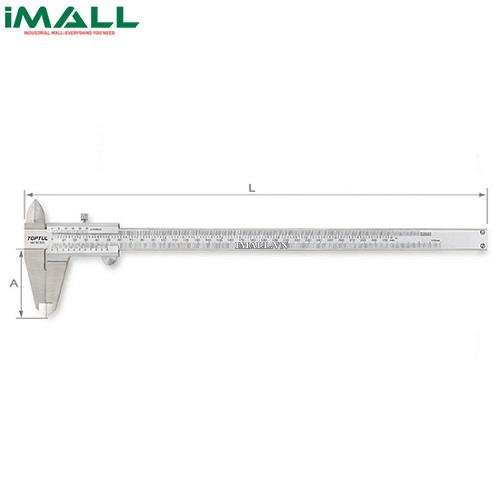 Thước cặp Vernier thép không gỉ TOPTUL IACA0300