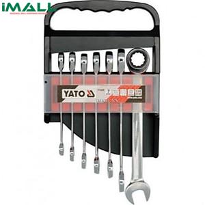 Bộ cờ lê vòng miệng tự động (loại bóng) 7 chi tiết Yato YT-0208 (10-19mm)