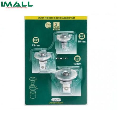 Bộ đầu chuyển cờ lê tự động 3 chi tiết SATA 09084