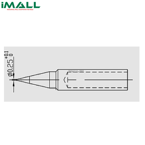 Típ hàn Weller MXT 1 (A0202717161, 0.25mm)
