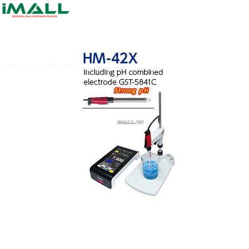 Máy đo pH/ORP/nhiệt độ để bàn TOA DKK HM-42X