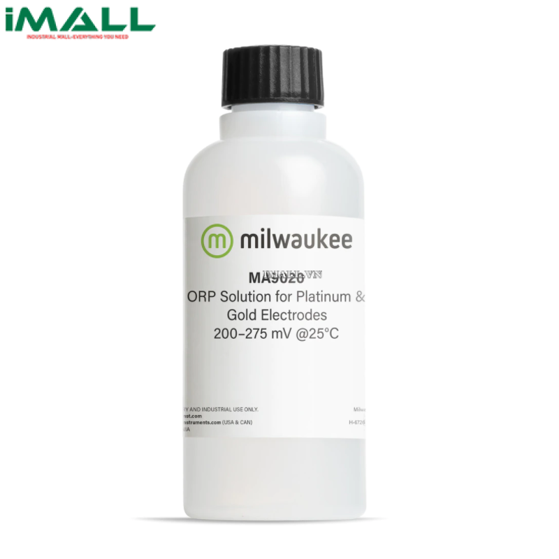 Chất chuẩn đo ORP (200-275 mV) Milwaukee MA9020 (Chai 230 ml)