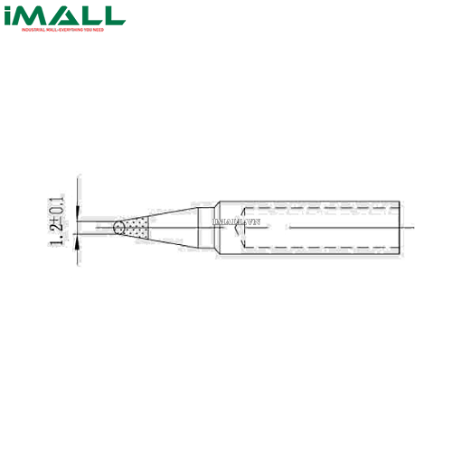 Típ hàn Weller MXT F (A0202717151, 1.2mm)