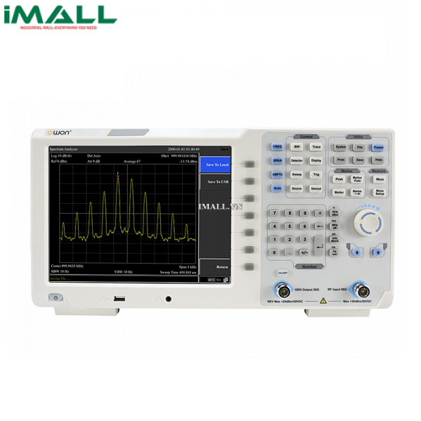 Máy phân tích phổ (9kHz~7.5GHz) OWON XSA1075