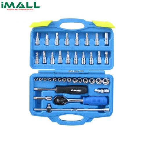 Bộ công cụ đầu tuýp 38 chi tiết C-MART K0019