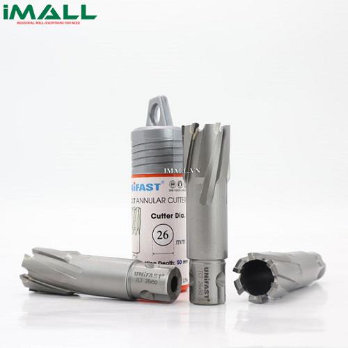 Mũi khoan từ phi 26mm khoan sâu 50mm UNIFAST TCT 26x50