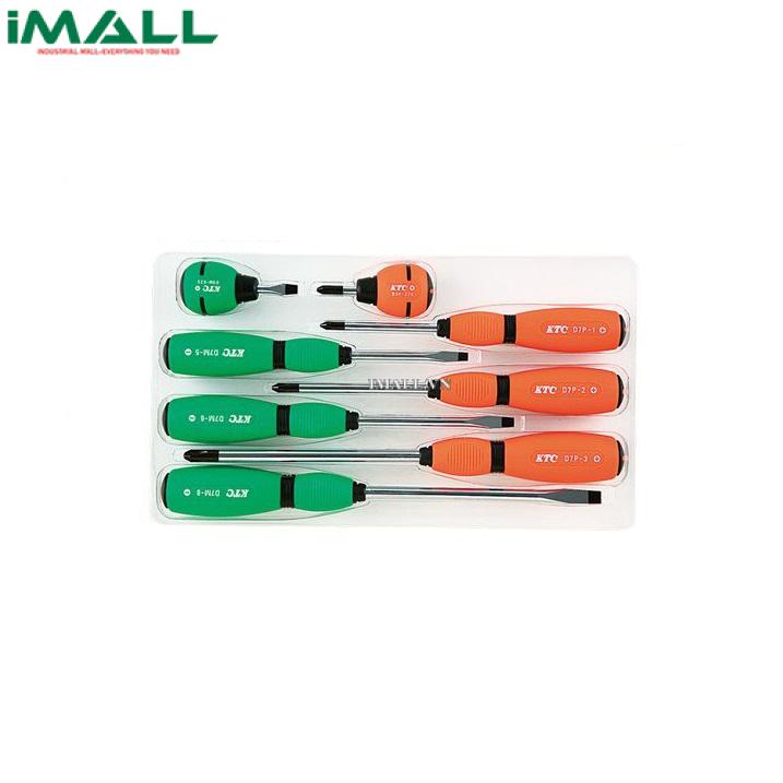 Bộ tô vít cán mềm loại ngắn KTC TD798 (8 chi tiết)