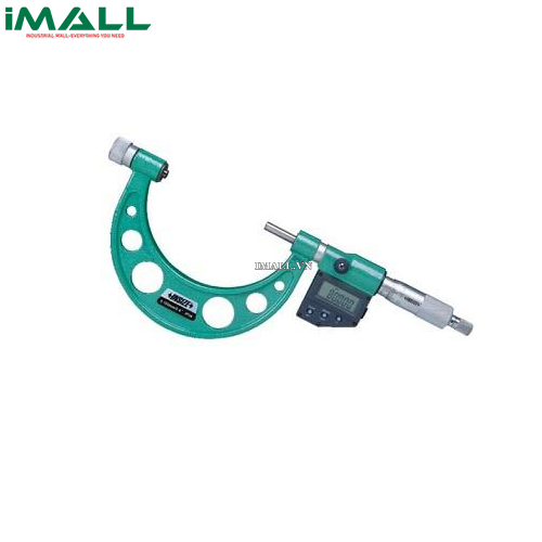 Panme đo ngoài điện tử với phần đe có thể hoán đổi được INSIZE 3506-301A (200-300mm/0.001mm)