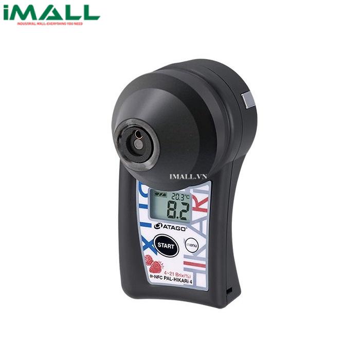 Khúc xạ kế điện tử đo độ ngọt (Brix) trái cây ATAGO PAL-HIKARi 4 (Dâu tây, 4~21%, Cat.no 5454)