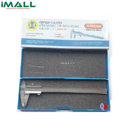 Thước kẹp cơ khí C-MART D0020-08-GY (0~200 mm/ 0~8″, 0.02mm)