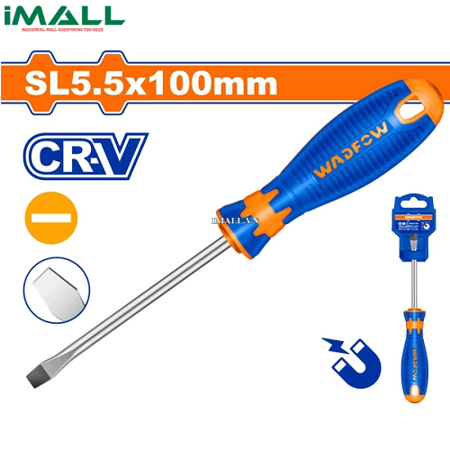 Tua vít dẹp SL5.5x100mm Wadfow WSD1254