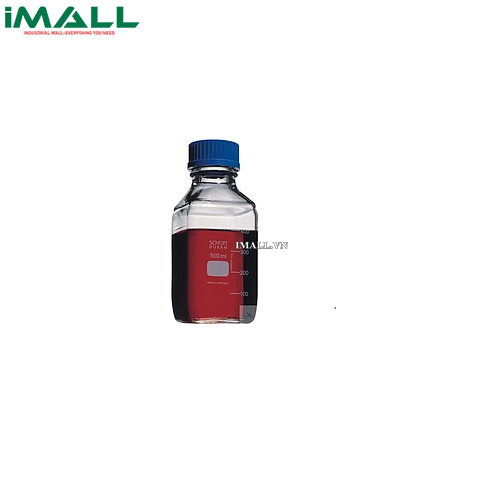 Chai trung tính vuông WITEG 5 523 313 (500ml; 10 cái)