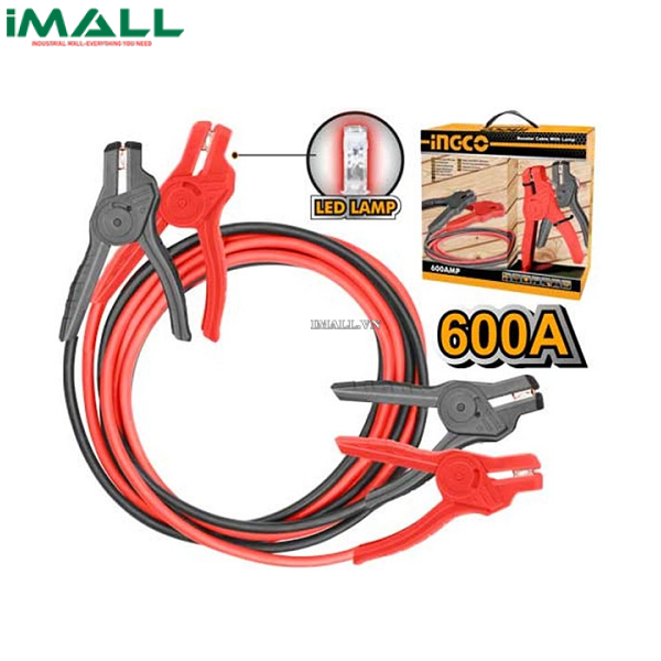 Dây cáp sạc bình có đèn led Ingco HBTCP6008L (600A)