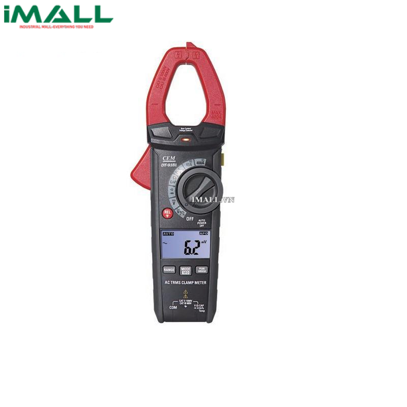 Ampe kìm AC CEM DT-9180D (True RMS, NCV, AC 400.0A, 600V)