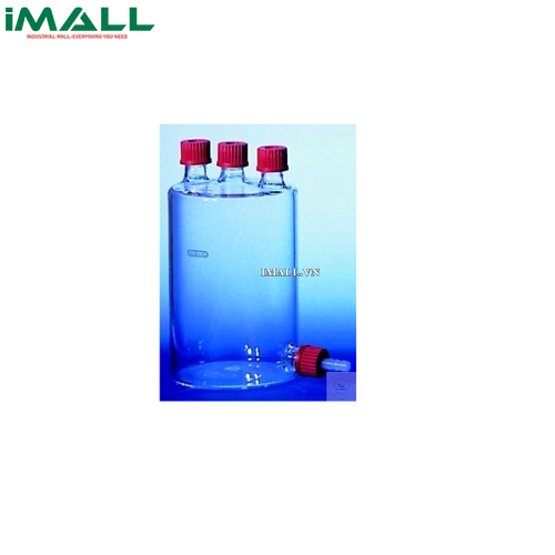 Chai Woulff 3 nhánh có vòi WITEG 5 802 002 (2000ml)