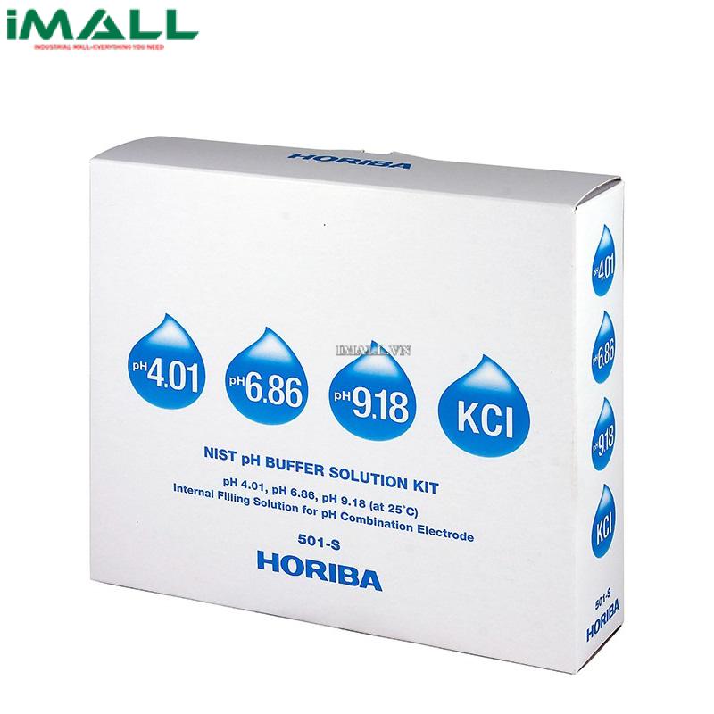 Bộ dung dịch chuẩn pH (theo Tiêu chuẩn NIST) (4.01 / 6.86 / 9.18 / KCl 3.33 M) HORIBA 501-S (chai 250 mL)