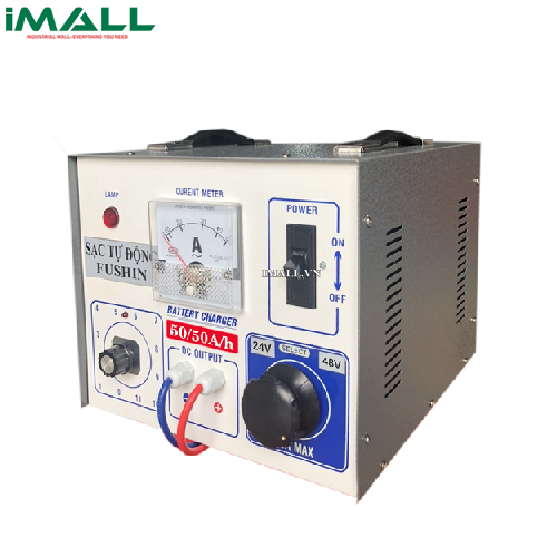 Máy sạc tự động 24V-48V - 60A Dây đồng Fushin STĐ-24V-48V-60A