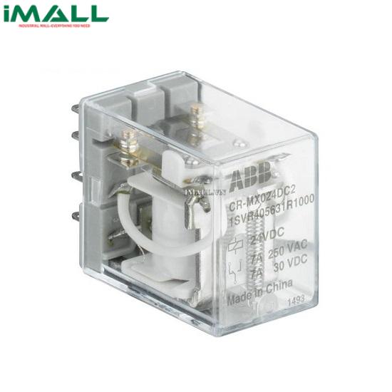 Rơ le trung gian ABB CR-MX230AC2 (230VAC, 250V/7A, 1SVR405631R3000)