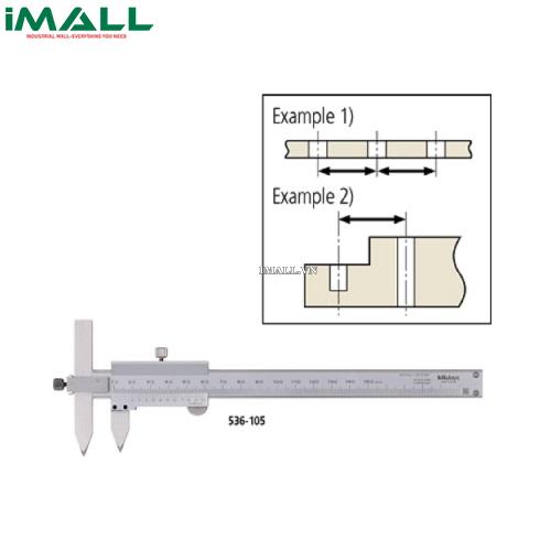 Thước cặp cơ khí đo tâm (10.1-150mm x0.01mm) Mitutoyo 536-105