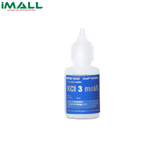 Dung dịch điện phân KCl 3mol/L METTLER TOLEDO 51343180 (25 mL)