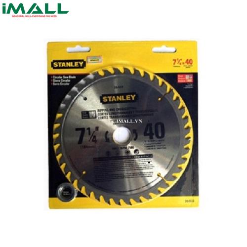 Đĩa cưa gỗ hợp kim 24 răng STANLEY 20-521(184 x 25.4 x 24T )