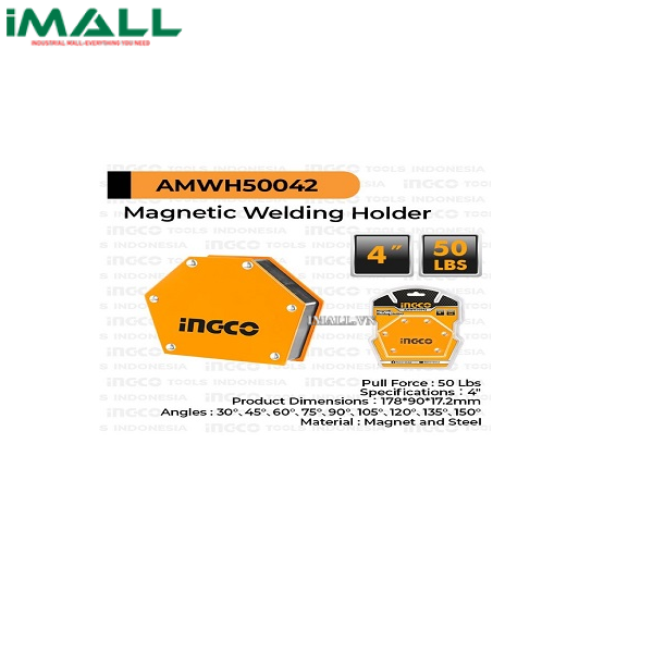 KE GÓC NAM CHÂM LỤC GIÁC INGCO AMWH50042 (50LBS)