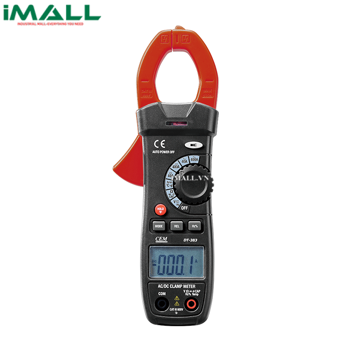 Ampe kìm AC/DC CEM DT-380B (AC-400A, AC/DC-600V)