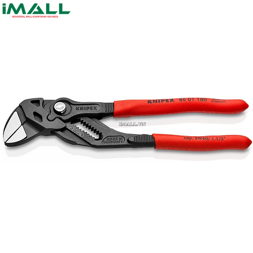 Kìm Mỏ Lết (180mm, Ø40mm, Khắc số) Knipex 86 01 180