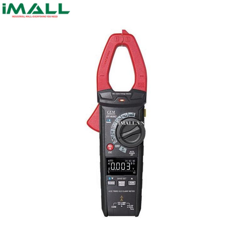 Ampe kìm AC/DC CEM DT-9281 (True RMS, AC/DC:600.0A, 1000V)