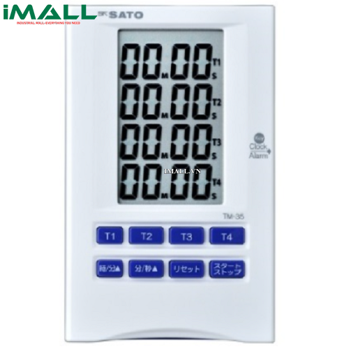 Đồng hồ hẹn giờ dùng trong nhà bếp skSATO TM-35 (1708-02) (4 kênh, đếm lên/xuống)