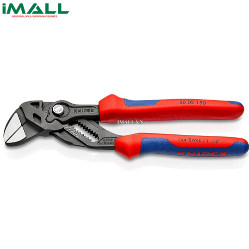 Kìm Mỏ Lết (180mm, Ø40mm, Khắc số) Knipex 86 02 180