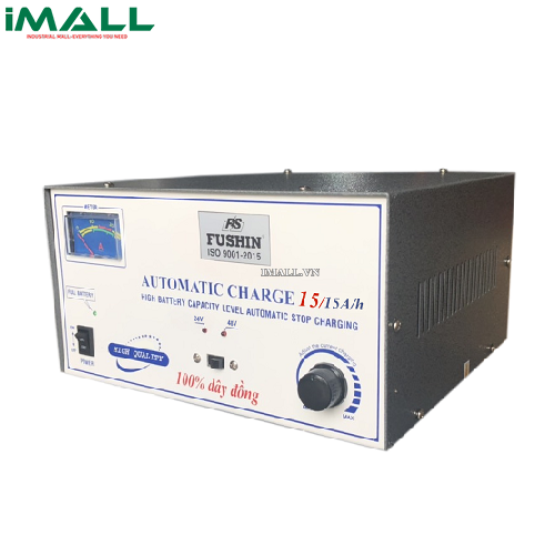 Máy sạc tự động 12V-24V - 30A Dây đồng Fushin STĐ-12V-24V-30A