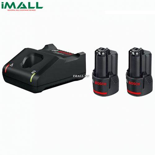 Bộ 2 pin GBA 12V 2.0Ah + Sạc nhanh GAL 12V-40 BOSCH 1600A01B8W