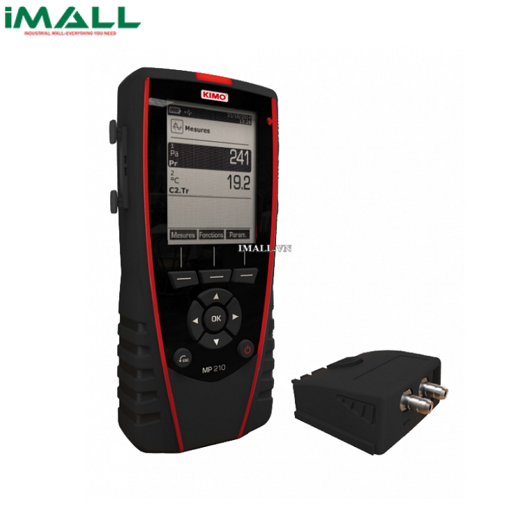 Máy đo áp suất, nhiệt độ, tốc độ gió KIMO MP210M (MP210+MPR 2500, -2500~+2500 Pa)