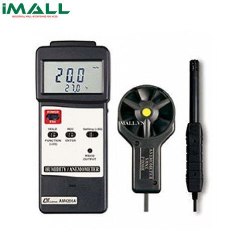 Thiết bị đo tốc độ gió, nhiệt độ, độ ẩm môi trường Lutron AM-4205A