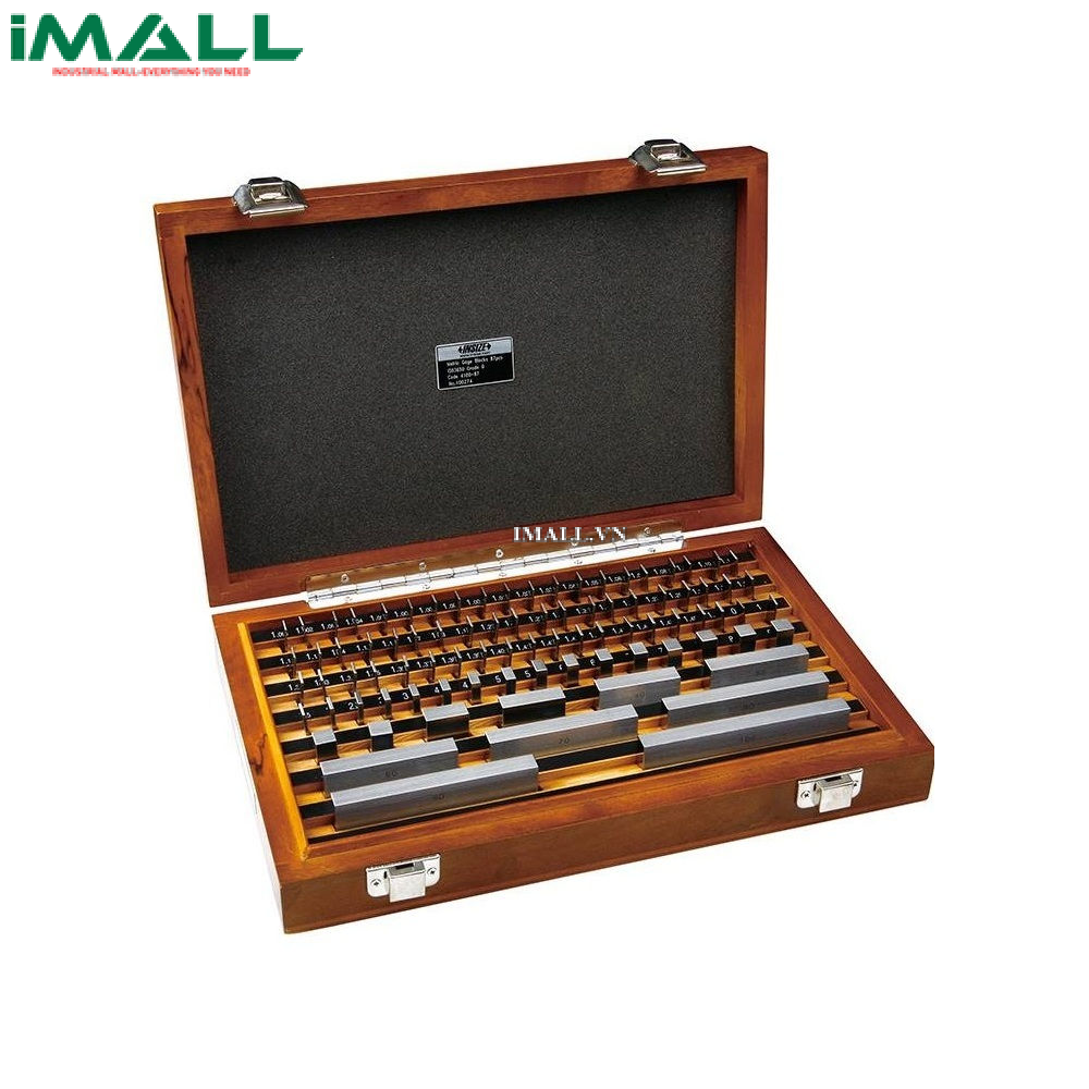 Bộ căn mẫu 76 chi tiết INSIZE 4100-276 (1.005~100mm, grade 2)