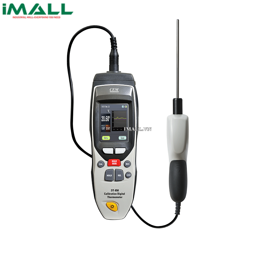 Máy đo nhiệt độ RTD CEM DT-858 (﹣50℃~160℃; ±0.05℃)