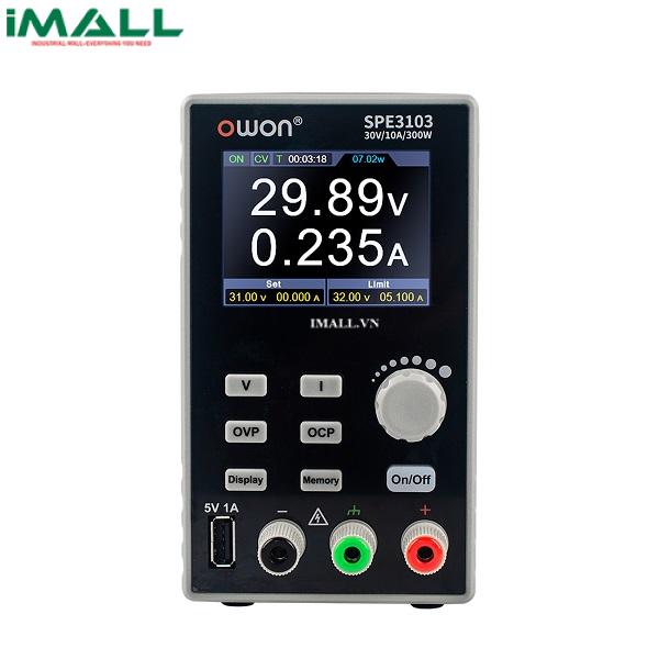 Bộ nguồn DC (0-30V/10A/300 W; 1 CH) OWON SPE3103