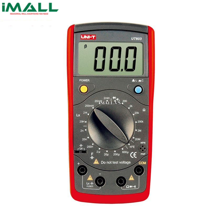 UNI-T UT603 Inductance Capacitance Meter (20H, 600uF, 20MΩ)