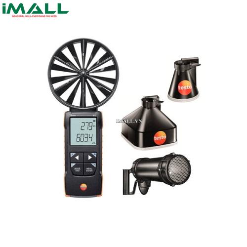 Máy đo vận tốc gió với bộ phễu và bộ nắn dòng khí Testo 417 Kit 2 (0563 2417)