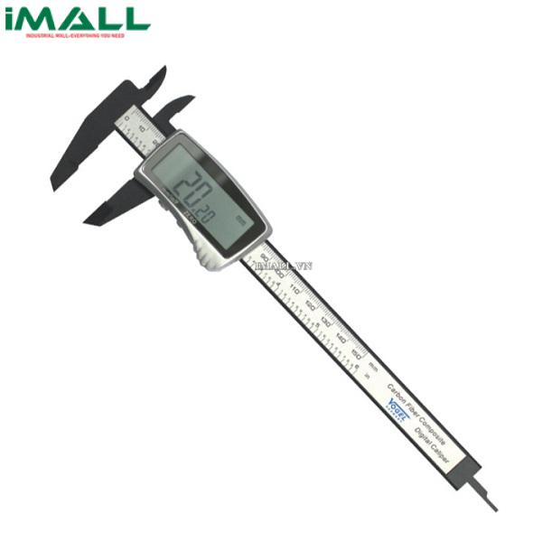 Thước cặp điện tử, sợi thủy tinh, ngàm kẹp kép VOGEL 202201 (150mm)