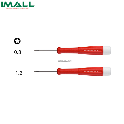 Combo Hai Tô Vít Pentalobe® 8129 Size 0.8 và 1.2 Mở iPhone và MacBook PB Swiss Tools Pentalobe 2