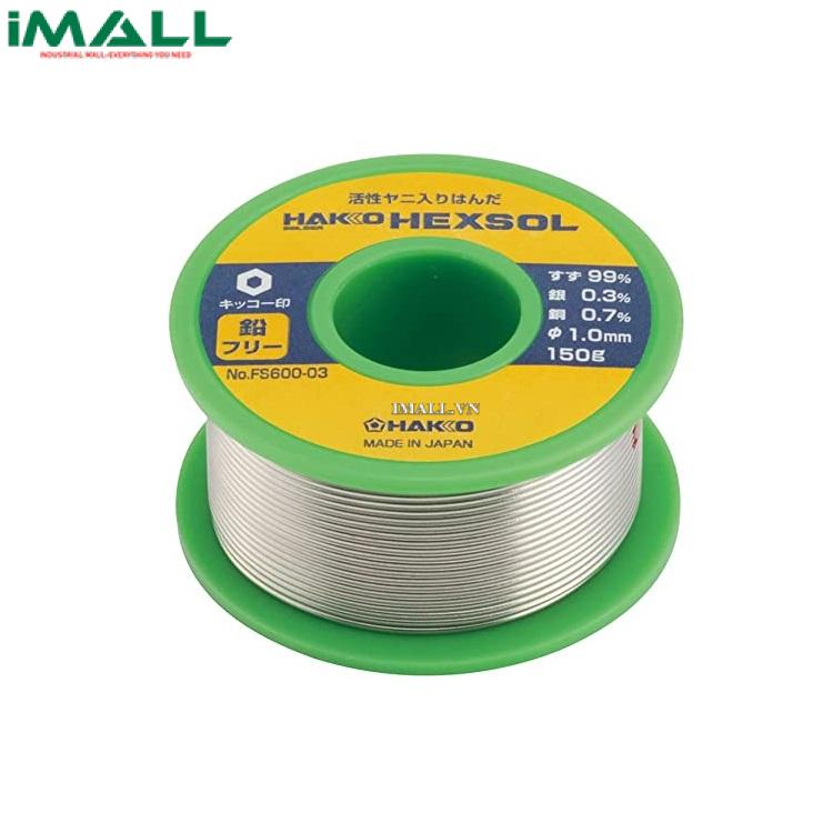 Cuộn hàn Ø1.0 mm không chì HAKKO 600-03 (150g)