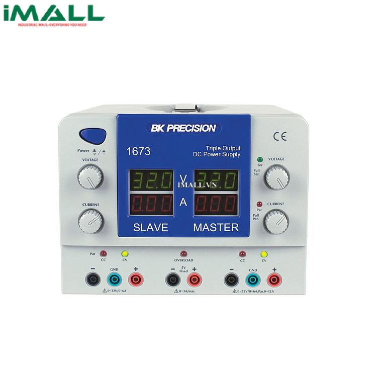 Nguồn một chiều BK Precision 1673 (2x(0-30V/6A), 5V/3A)