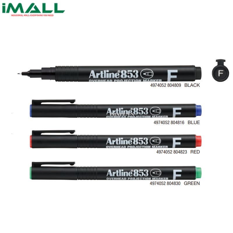 Bút lông kim màu đỏ Artline 853 EK-853N (0.5mm)