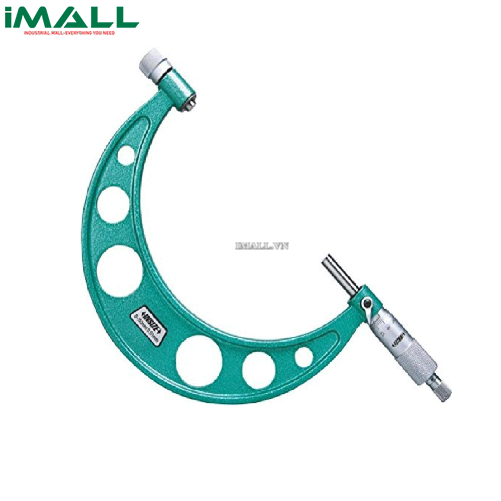 Panme đo ngoài cơ khí với phần đe có thể mở rộng Insize 3206-151A (50-150mm/0.01mm)