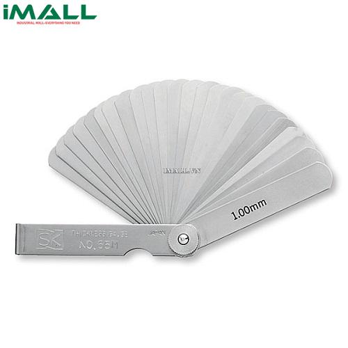 Bộ căn lá đo khe hở – Bộ 9 lá 0.04-0.3mm, dài 230mm Niigata Seiki 172MD