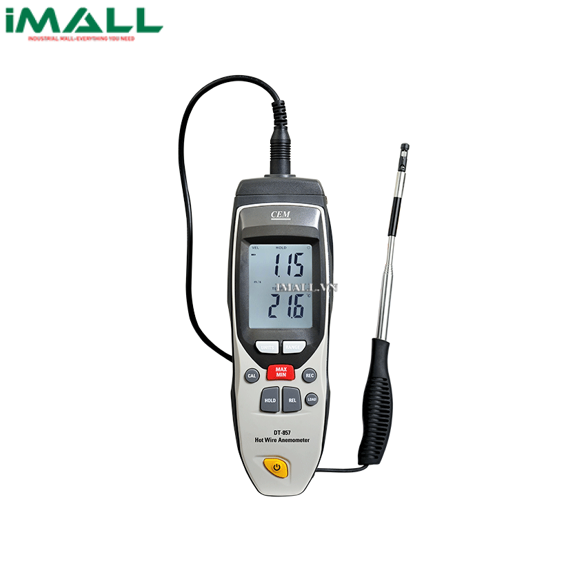 Máy đo tốc độ gió, nhiệt độ CEM DT-857 (0.1～20m/s)