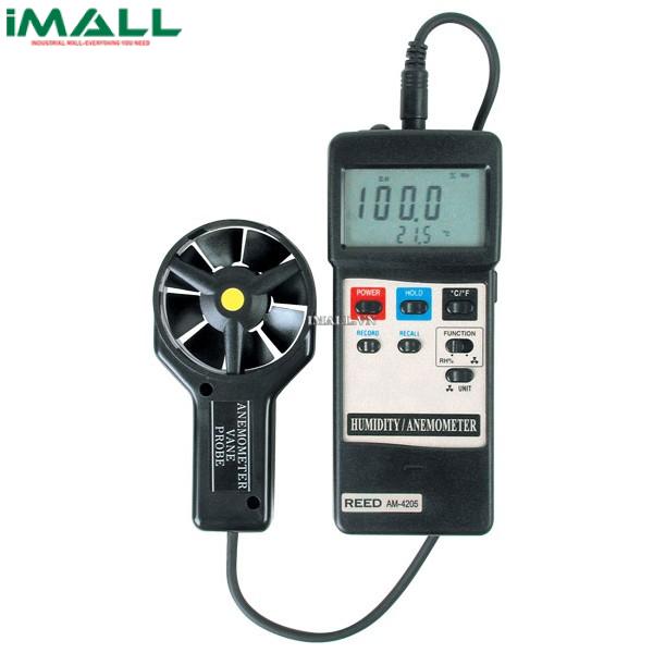 Máy đo tốc độ gió, độ ẩm, nhiệt độ môi trường Lutron AM-4205 (25m/s)